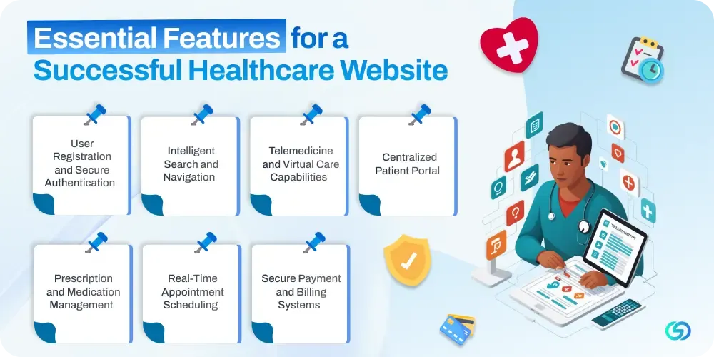Essential Features for a Successful Healthcare Website