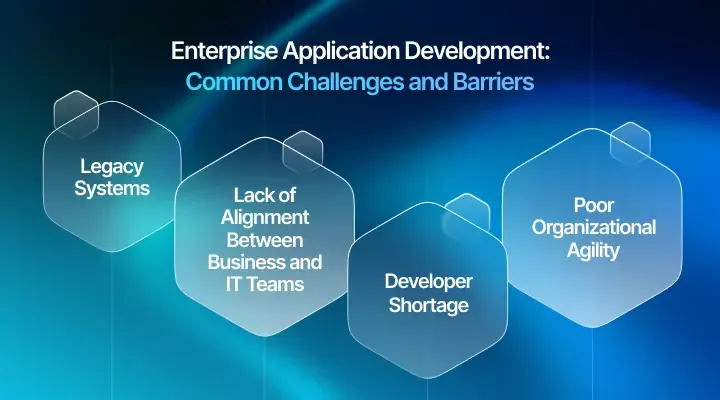 #### Common Barriers Enterprises Face in Application Development 