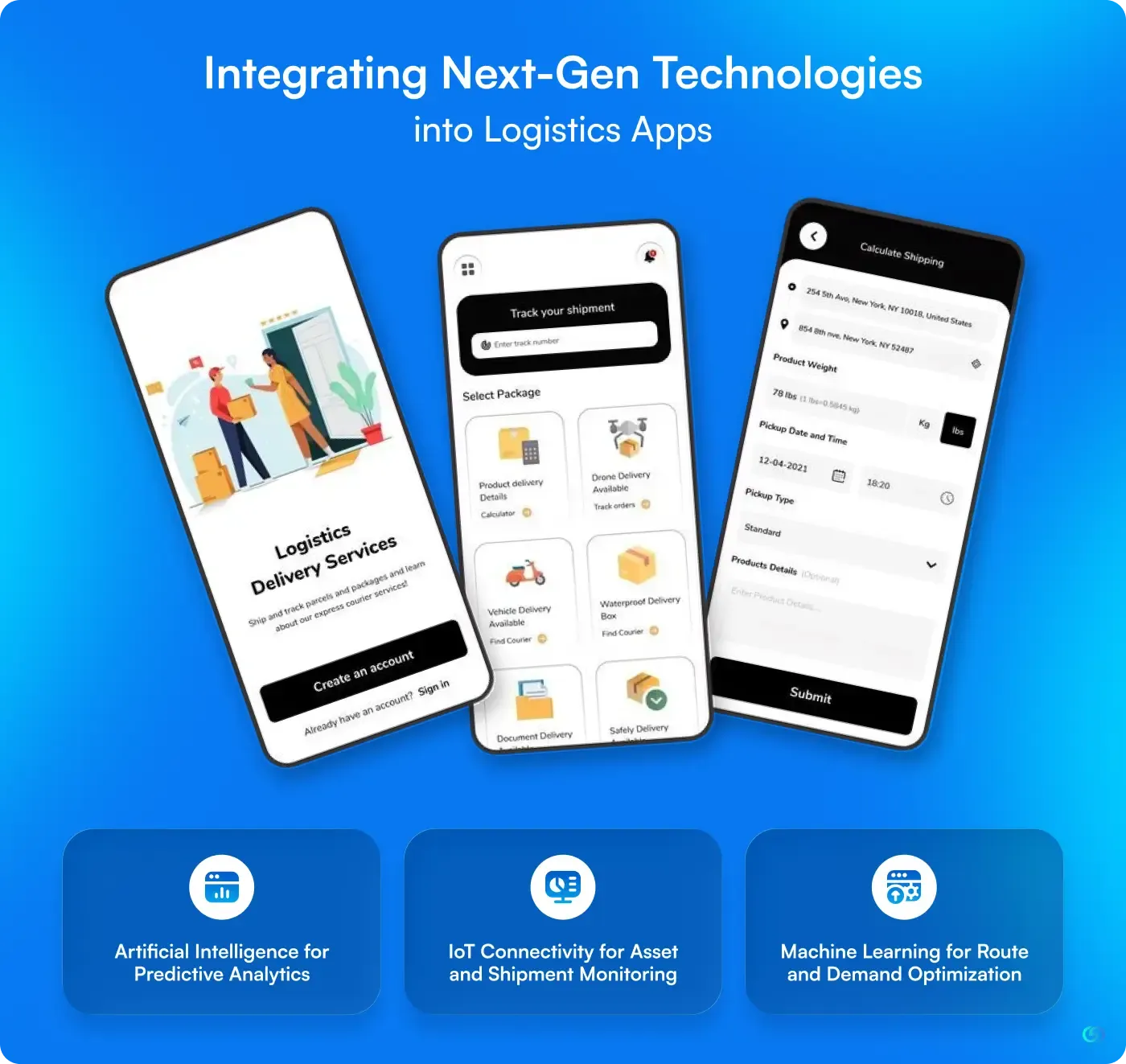 Integrating Next-Gen Technologies into Logistics Apps 