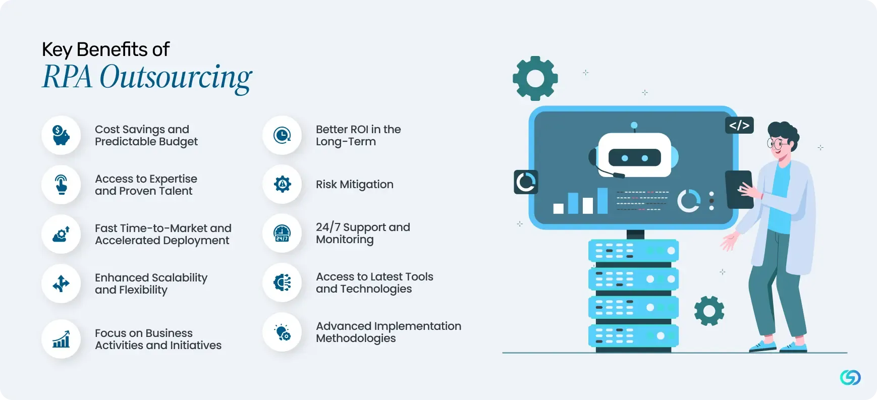 Key Benefits of RPA Outsourcing 