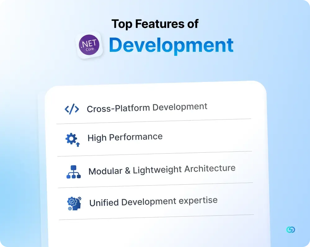 Top Features of .NET Core Development 